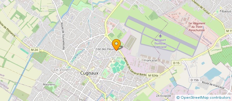 localisation de l'entreprise SCI LLT  CUGNAUX