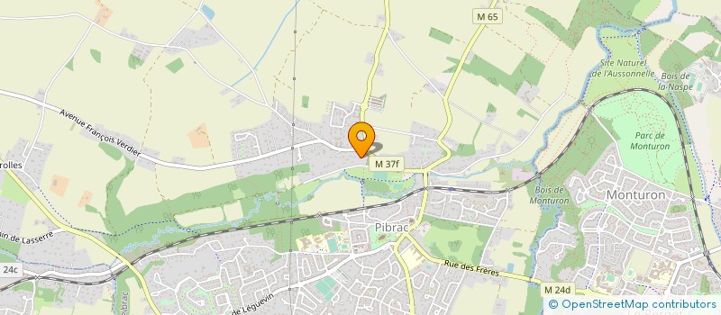 localisation de l'entreprise SCI LLUCH  PIBRAC