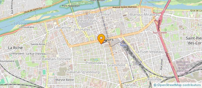 localisation de l'entreprise SCI LLUSION  TOURS