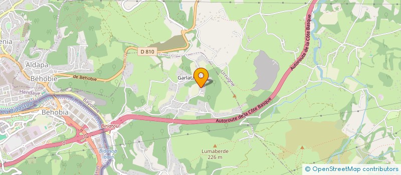 localisation de l'entreprise SCI LM  BIRIATOU