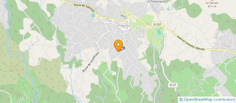 localisation de l'entreprise SCI LM  FLAYOSC