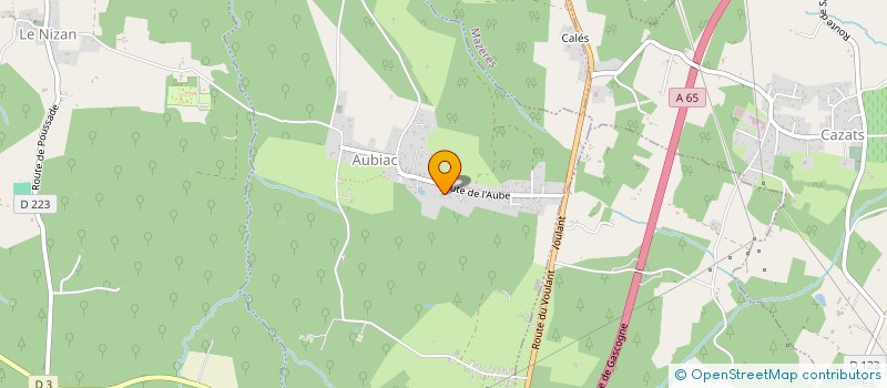 localisation de l'entreprise SCI LM  AUBIAC