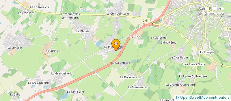 localisation de l'entreprise SCI LM  SAINT-PHILBERT-DE-GRAND-LIEU