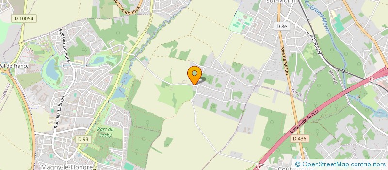 localisation de l'entreprise SCI LM  QUINCY-VOISINS