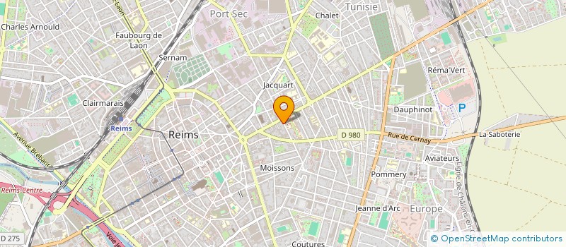 localisation de l'entreprise SCI LM  REIMS