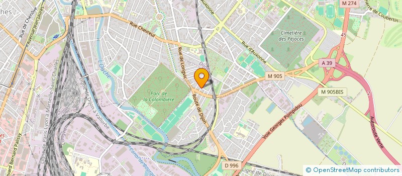 localisation de l'entreprise SCI LM à LONGVIC