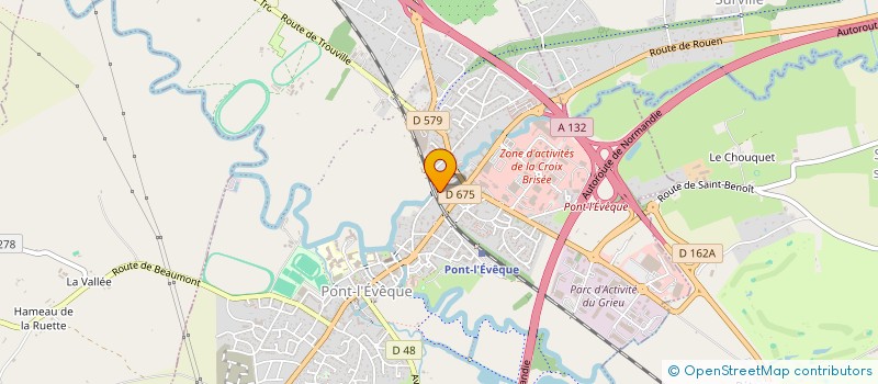 localisation de l'entreprise SCI LM  PONT L'EVEQUE