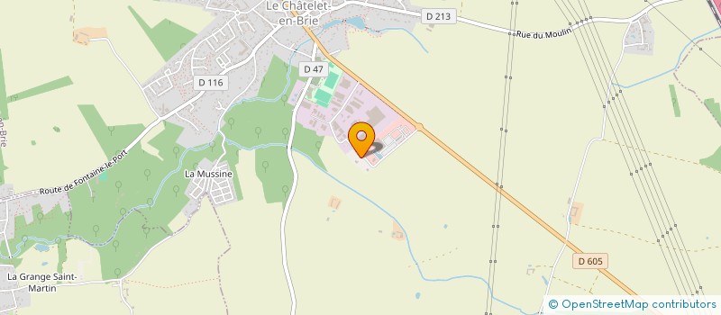 localisation de l'entreprise SCI LM  LE CHATELET-EN-BRIE