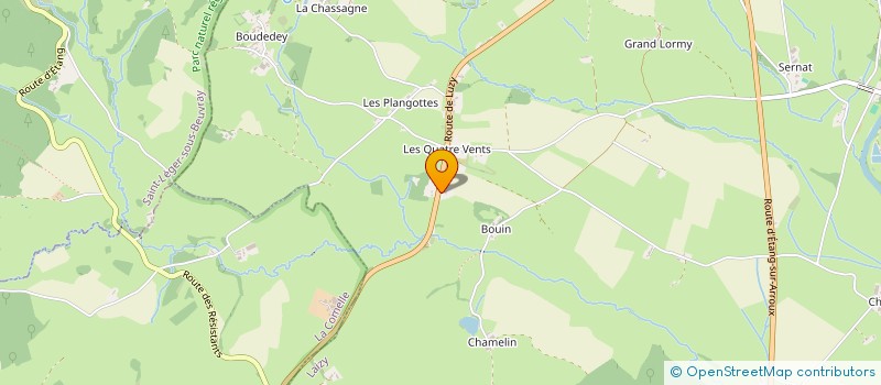 localisation de l'entreprise SCI LM  LAIZY