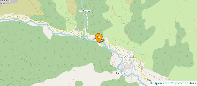 localisation de l'entreprise SCI LM & COMPAGNIE  MOSSET