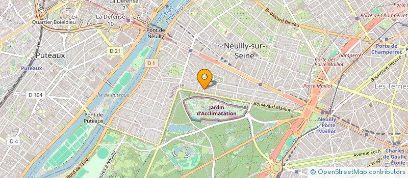 localisation de l'entreprise SCI LM & FAMILY à NEUILLY-SUR-SEINE
