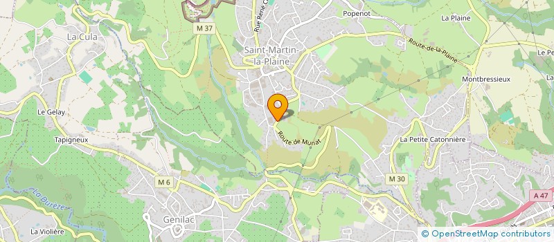 localisation de l'entreprise SCI LM IMMO  SAINT-MARTIN-LA-PLAINE