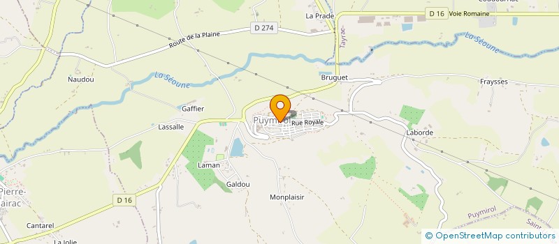 localisation de l'entreprise SCI LM IMMO  PUYMIROL