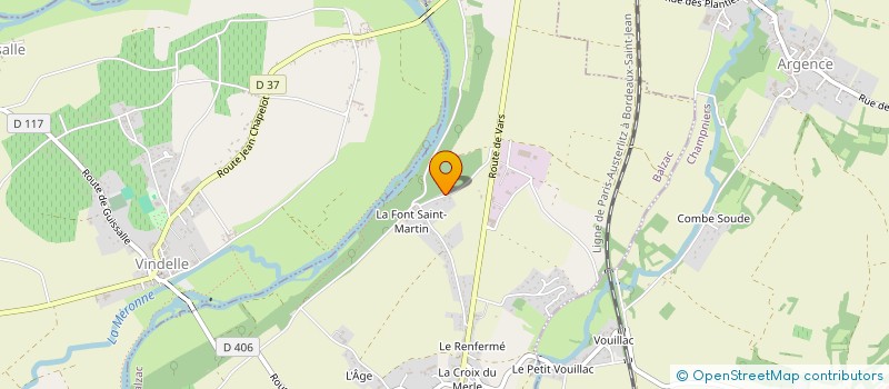 localisation de l'entreprise SCI LM IMMO à BALZAC