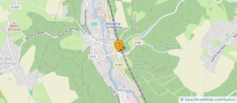 localisation de l'entreprise SCI LM IMMO NDB  LE HOULME