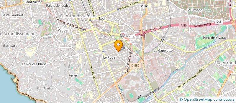 localisation de l'entreprise SCI LM IMMOBILIER à MARSEILLE