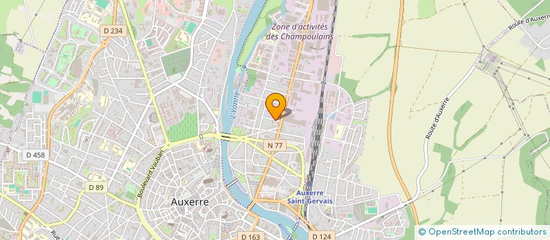 localisation de l'entreprise SCI LM IMMOBILIER à AUXERRE