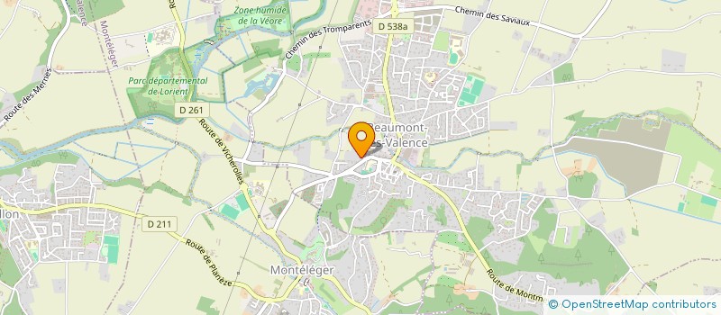 localisation de l'entreprise SCI LM IMMOBILIER à BEAUMONT-LES-VALENCE