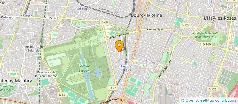 localisation de l'entreprise SCI LM INVEST  SCEAUX