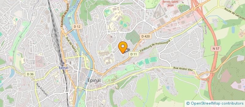 localisation de l'entreprise SCI LM LAMBERT à EPINAL