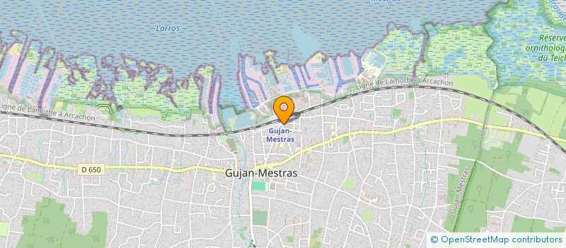 localisation de l'entreprise SCI LM ORTHO  GUJAN-MESTRAS