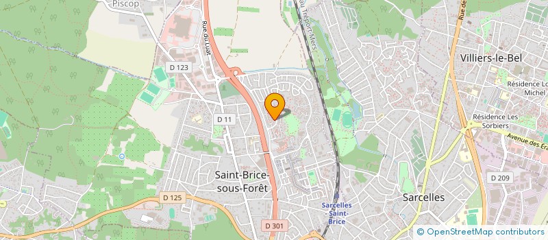localisation de l'entreprise SCI LM PERE ET FILS à SAINT-BRICE-SOUS-FORET