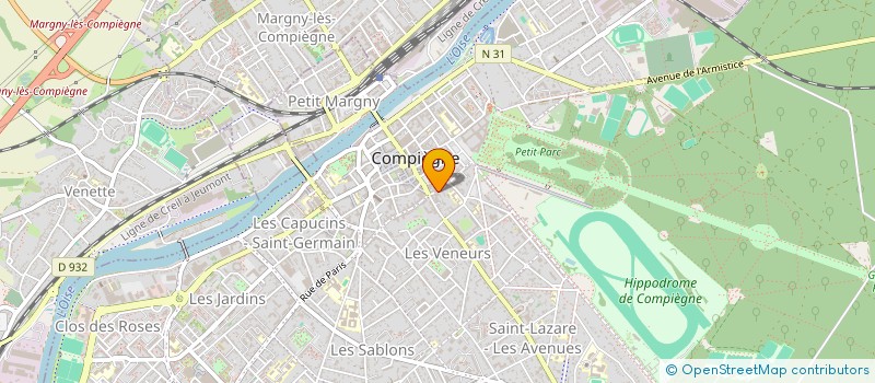 localisation de l'entreprise SCI LM STABLES  COMPIEGNE