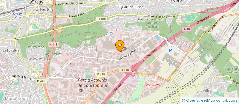 localisation de l'entreprise SCI LM21  VILLEBON-SUR-YVETTE