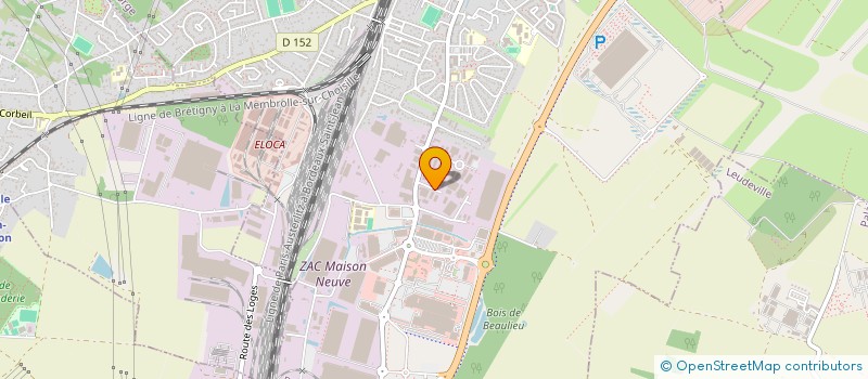 localisation de l'entreprise SCI LM24 à BRETIGNY-SUR-ORGE