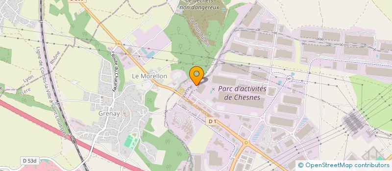 localisation de l'entreprise SCI LM2C INVESTISSEMENT  GRENAY