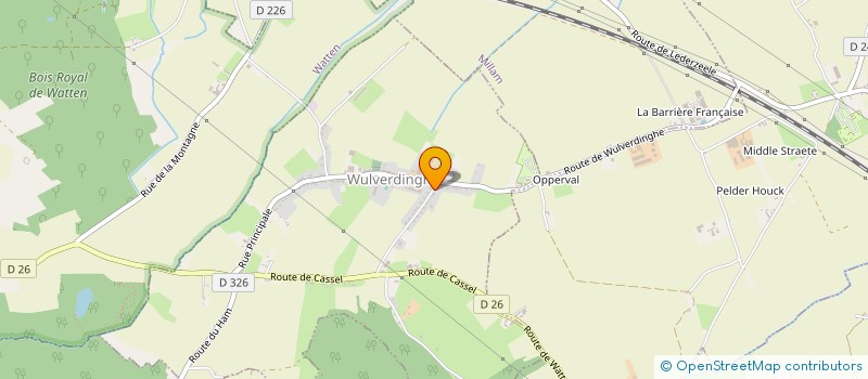 localisation de l'entreprise SCI LM2G  WULVERDINGHE