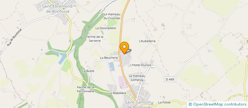 localisation de l'entreprise SCI LM3  BOURGVALLEES