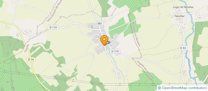 localisation de l'entreprise SCI LMA à DOUZAT