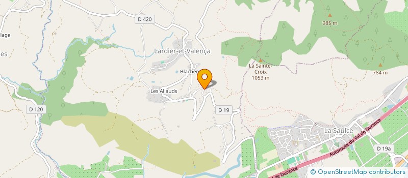 localisation de l'entreprise SCI LMA  LARDIER-ET-VALENCA