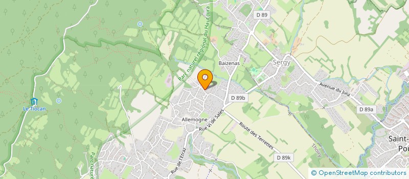 localisation de l'entreprise SCI LMA  THOIRY