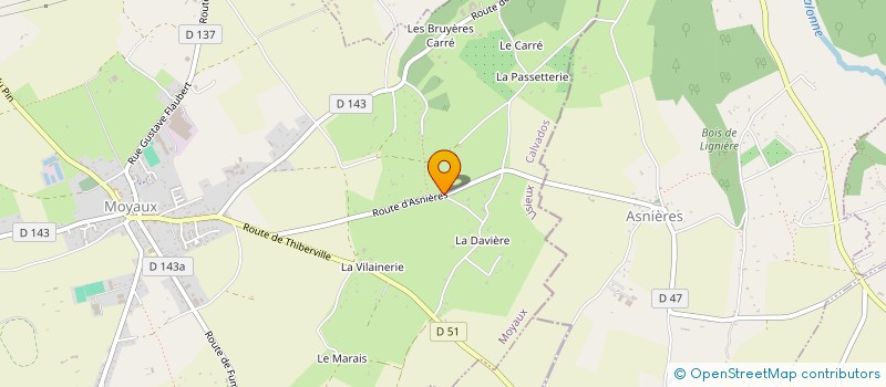 localisation de l'entreprise SCI LMA  MOYAUX