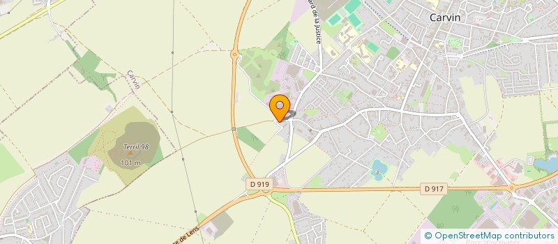 localisation de l'entreprise SCI LMAC  CARVIN