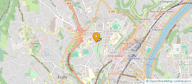 localisation de l'entreprise SCI LMAHT  ECULLY