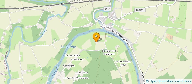 localisation de l'entreprise SCI LMANAD  LOUAILLES