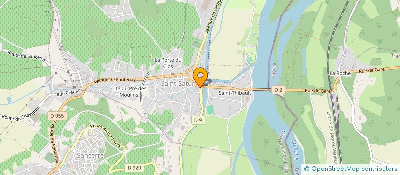 localisation de l'entreprise SCI LMAP  SAINT-SATUR