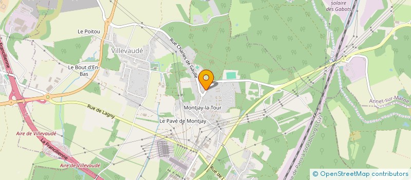 localisation de l'entreprise SCI LMAR à VILLEVAUDE
