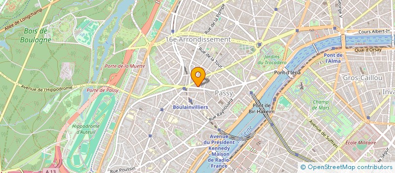 localisation de l'entreprise SCI LMARI  PARIS