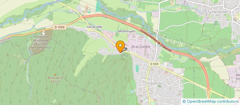 localisation de l'entreprise SCI LMAS  CHATENOIS