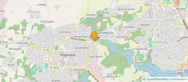 localisation de l'entreprise SCI LMB à PLOEMEUR