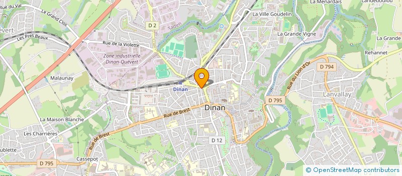 localisation de l'entreprise SCI LMB  DINAN