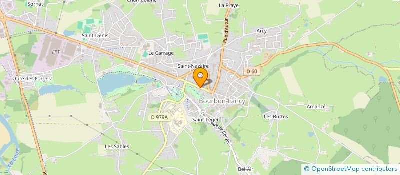 localisation de l'entreprise SCI LMB  BOURBON-LANCY