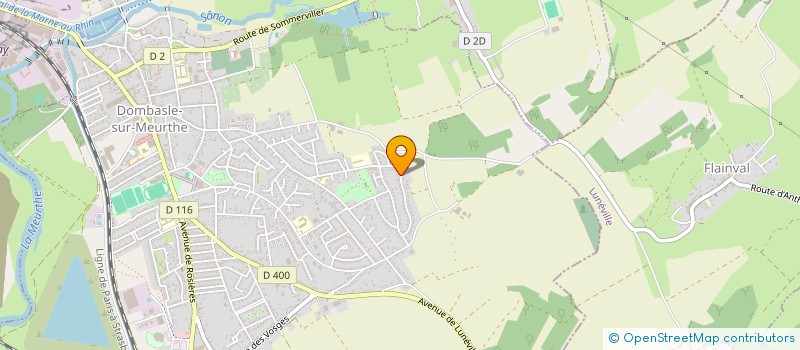 localisation de l'entreprise SCI LMB  DOMBASLE-SUR-MEURTHE