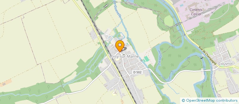 localisation de l'entreprise SCI LMB  LOISY-SUR-MARNE