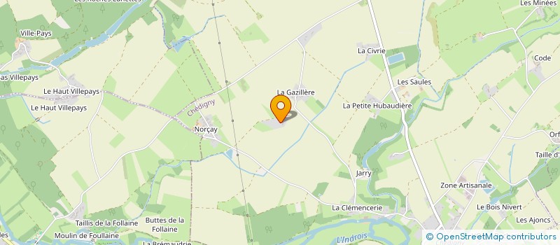 localisation de l'entreprise SCI LMB INVEST  CHEDIGNY