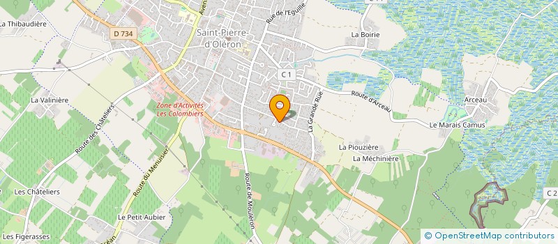 localisation de l'entreprise SCI LMB NICOLAS  SAINT-PIERRE-D OLERON